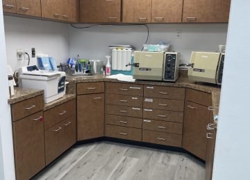 Equipment sterilization area Equipment sterilization area